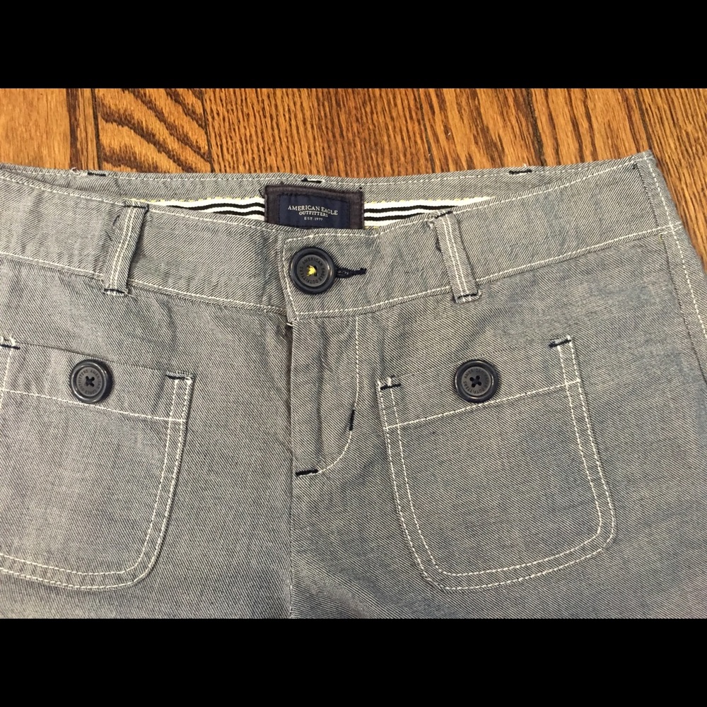 NWOT!! 💙American Eagle Blue & White Pants